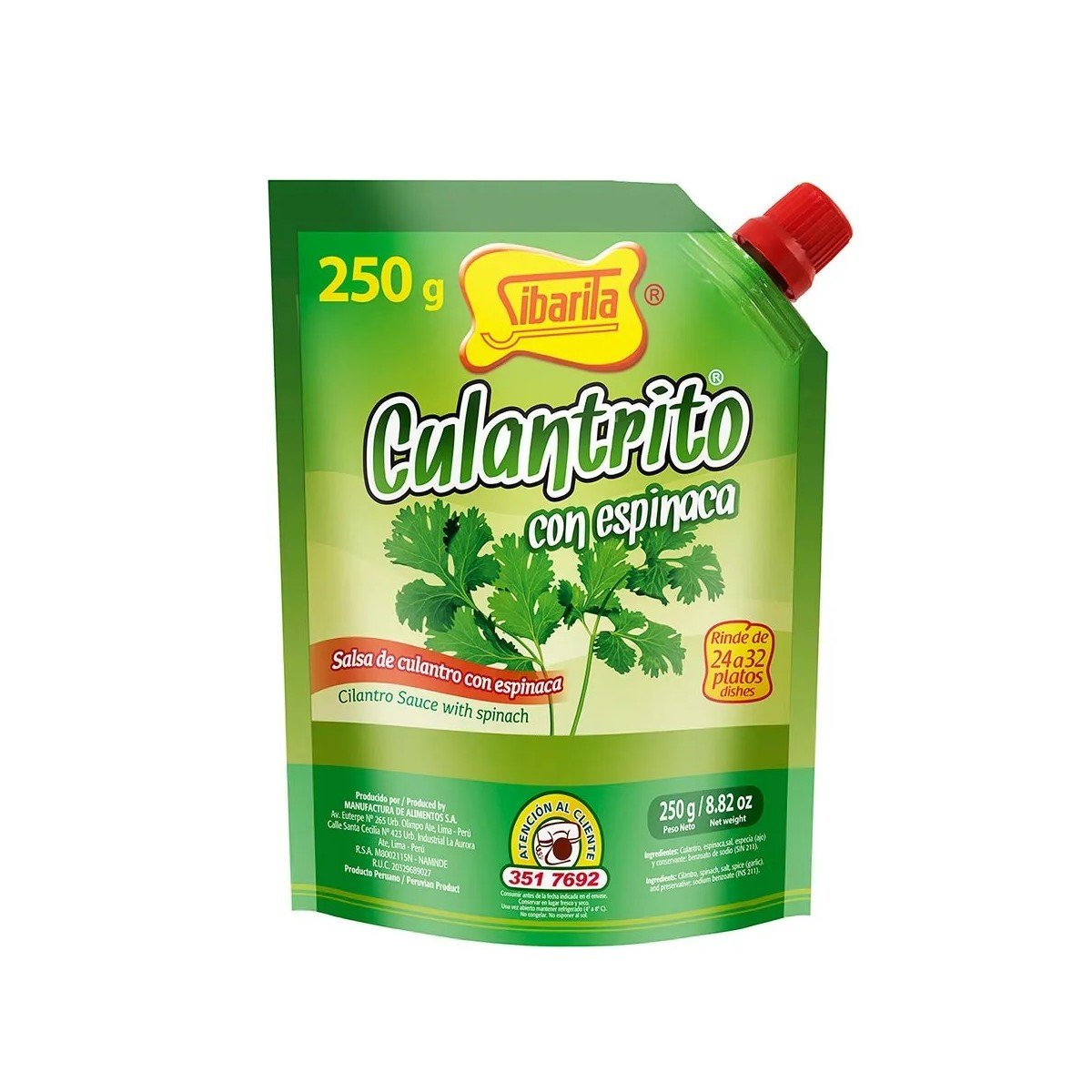 Culantrito con Espinaca